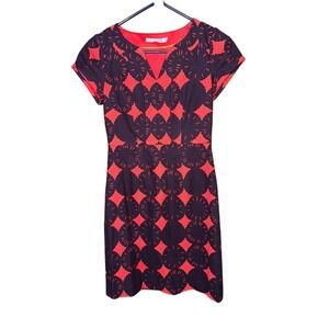 Boden Yasmin Sheath Dress in Red and Black size 4‎